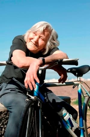 Margherita in bicicletta